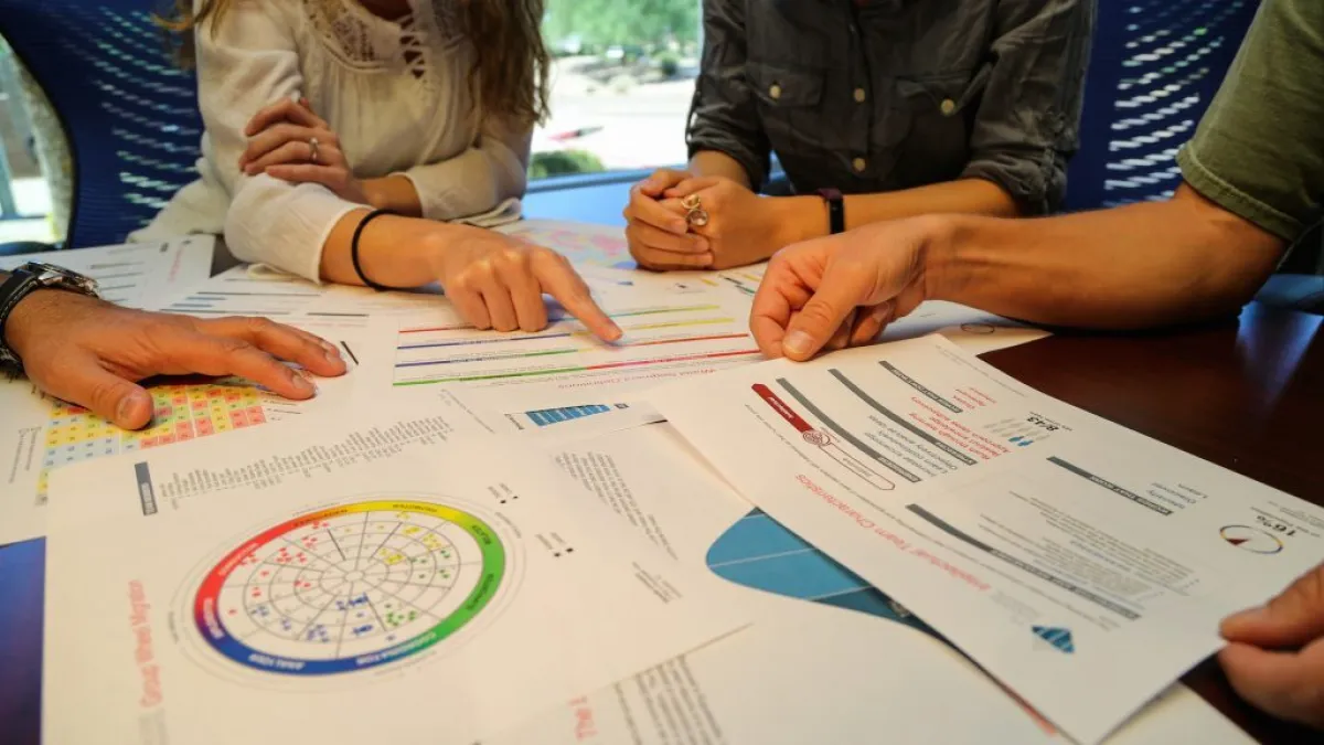 Profiling Assessments Dropdown